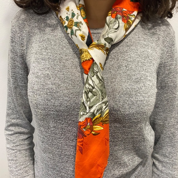 Hermès Silk Napoléon Square Scarf - Picture 4 of 5